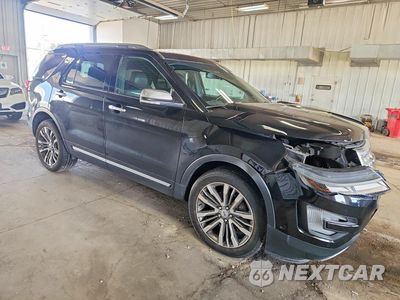 Czwarte zdjęcie samochodu z boku: 2017 FORD EXPLORER PLATINUM VIN:1FM5K8HT3HGA56204 - miniatura