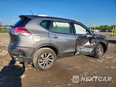 Trzecie zdjęcie samochodu z tyłu: 2016 NISSAN ROGUE SL VIN:5N1AT2MV8GC889955 - miniatura