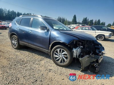 Czwarte zdjęcie samochodu z boku: 2014 NISSAN ROGUE SL VIN:5N1AT2MV4EC843973 - miniatura