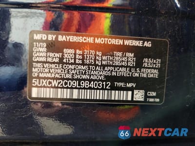 Zdjęcie 14 z 14 samochodu: 2020 BMW X7 XDRIVE40I VIN:5UXCW2C09L9B40312 - miniatura