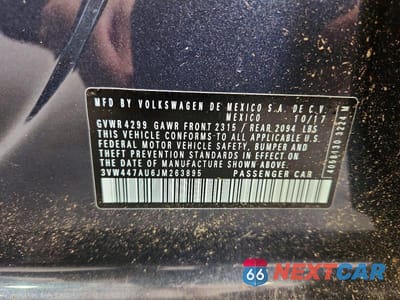 Zdjęcie 12 z 12 samochodu: 2018 VOLKSWAGEN GTI S/SE VIN:3VW447AU6JM263895 - miniatura