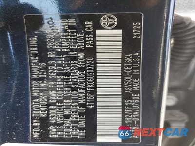 Zdjęcie 12 z 12 samochodu: 2016 TOYOTA CAMRY SE VIN:4T1BF1FK0GU203720 - miniatura