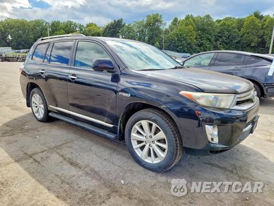 Czwarte zdjęcie samochodu z boku: 2012 TOYOTA HIGHLANDER HYBRID LIMITED VIN:JTEDC3EH1C2009478 - miniatura