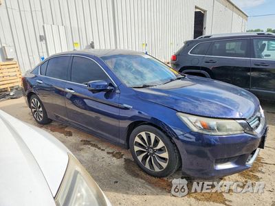 Czwarte zdjęcie samochodu z boku: 2015 HONDA ACCORD HYBRID EXL VIN:1HGCR6F57FA010621 - miniatura
