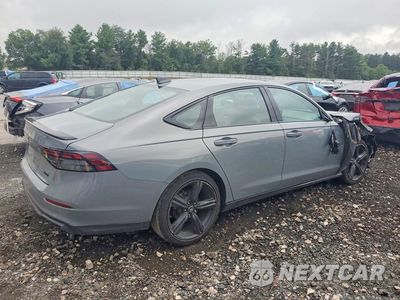 Trzecie zdjęcie samochodu z tyłu: 2025 HONDA ACCORD HYBRID SPORT-L VIN:1HGCY2F7XSA080511 - miniatura