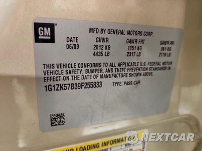 Zdjęcie 12 z 12 samochodu: 2009 CHEVROLET MALIBU LTZ VIN:1G1ZK57B39F255833 - miniatura