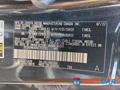 Zdjęcie 13 z 13 samochodu: 2022 LEXUS RX 350 VIN:2T2HZMAAXNC253262 - miniatura