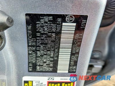 Zdjęcie 12 z 12 samochodu: 2024 TOYOTA CAMRY HYBRID SE VIN:4T1S31AK7RU622411 - miniatura