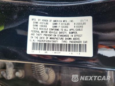 Zdjęcie 12 z 12 samochodu: 2014 HONDA ACCORD SPORT VIN:1HGCR2F52EA138871 - miniatura