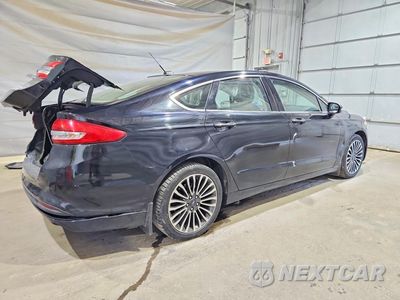 Trzecie zdjęcie samochodu z tyłu: 2018 FORD FUSION SE VIN:3FA6P0HD1JR192873 - miniatura