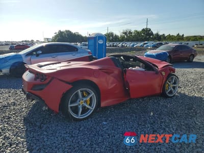 Trzecie zdjęcie samochodu z tyłu: 2023 FERRARI F8 SPIDER VIN:ZFF93LMA6P0278609 - miniatura