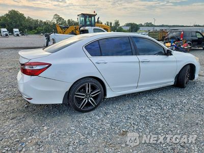 Trzecie zdjęcie samochodu z tyłu: 2017 HONDA ACCORD SPORT VIN:1HGCR2F58HA039833 - miniatura