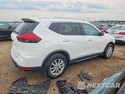 Trzecie zdjęcie samochodu z tyłu: 2017 NISSAN ROGUE SV VIN:KNMAT2MT7HP608581 - miniatura