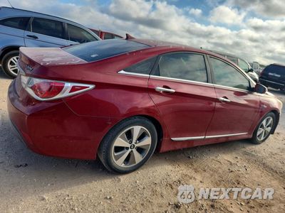 Trzecie zdjęcie samochodu z tyłu: 2011 HYUNDAI SONATA HYBRID VIN:KMHEC4A46BA001572 - miniatura