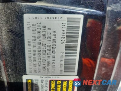 Zdjęcie 13 z 13 samochodu: 2007 VOLKSWAGEN NEW GTI FAHRENHEIT VIN:WVWFV71K27W011450 - miniatura