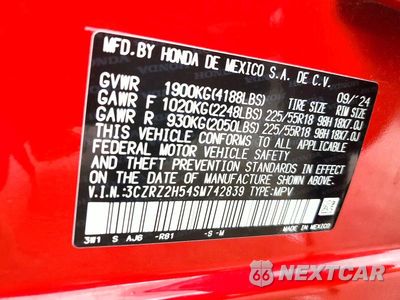 Zdjęcie 13 z 13 samochodu: 2025 HONDA HR-V SPORT VIN:3CZRZ2H54SM742839 - miniatura
