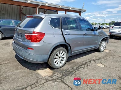 Trzecie zdjęcie samochodu z tyłu: 2012 BMW X3 XDRIVE28I VIN:5UXWX5C57CL721203 - miniatura