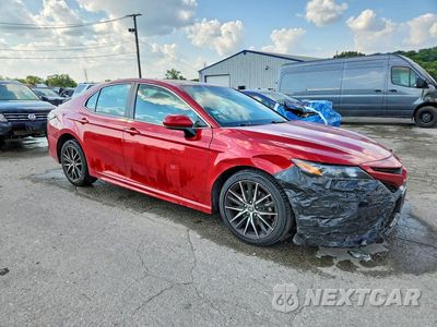 Czwarte zdjęcie samochodu z boku: 2021 TOYOTA CAMRY SE VIN:4T1G11AK0MU441557 - miniatura