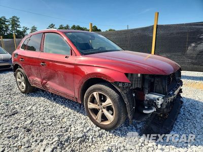 Czwarte zdjęcie samochodu z boku: 2020 AUDI Q5 PREMIUM PLUS VIN:WA1BNAFY1L2033282 - miniatura
