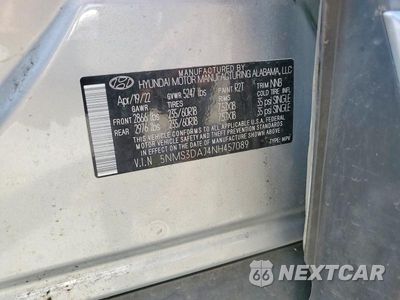 Zdjęcie 13 z 13 samochodu: 2022 HYUNDAI SANTA FE SEL VIN:5NMS3DAJ4NH457089 - miniatura