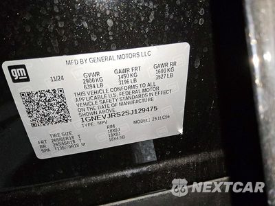 Zdjęcie 13 z 13 samochodu: 2025 CHEVROLET TRAVERSE Z71 VIN:1GNEVJRS2SJ129475 - miniatura