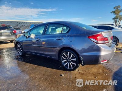 Drugie zdjęcie samochodu z przodu: 2015 HONDA CIVIC EXL VIN:2HGFB2F92FH521037 - miniatura