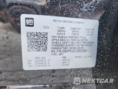 Zdjęcie 13 z 13 samochodu: 2025 CHEVROLET TRAX 1RS VIN:KL77LGEP0SC200184 - miniatura