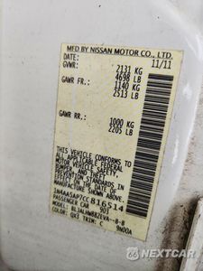 Zdjęcie 12 z 12 samochodu: 2012 NISSAN MAXIMA 3.5 S VIN:1N4AA5AP7CC816514 - miniatura