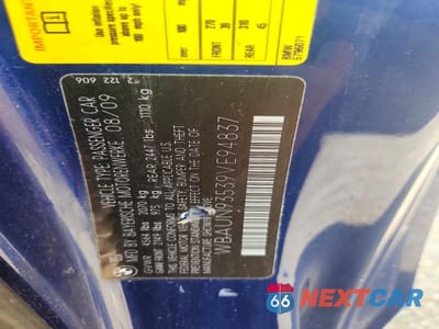Zdjęcie 12 z 12 samochodu: 2009 BMW 135 I VIN:WBAUN93539VE94837 - miniatura