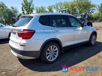 Trzecie zdjęcie samochodu z tyłu: 2014 BMW X3 XDRIVE28I VIN:5UXWX9C50E0D35625 - miniatura