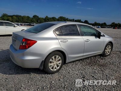 Trzecie zdjęcie samochodu z tyłu: 2012 HONDA CIVIC LX VIN:2HGFB2F51CH303647 - miniatura