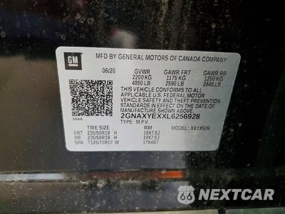 Zdjęcie 13 z 13 samochodu: 2020 CHEVROLET EQUINOX PREMIER VIN:2GNAXYEXXL6256928 - miniatura
