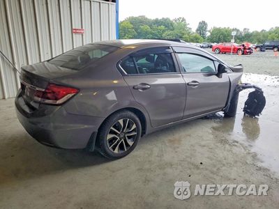 Trzecie zdjęcie samochodu z tyłu: 2013 HONDA CIVIC EXL VIN:19XFB2F95DE000434 - miniatura