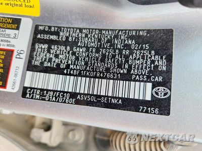 Zdjęcie 13 z 13 samochodu: 2015 TOYOTA CAMRY LE VIN:4T4BF1FK0FR476631 - miniatura