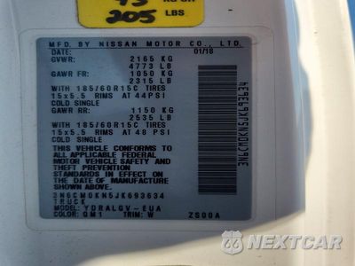 Zdjęcie 14 z 14 samochodu: 2018 NISSAN NV200 SV VIN:3N6CM0KN5JK693634 - miniatura