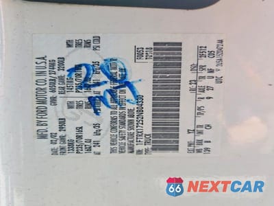 Zdjęcie 12 z 12 samochodu: 2002 FORD F150 VIN:1FTRX17252NB04330 - miniatura