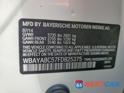 Zdjęcie 12 z 12 samochodu: 2015 BMW 750 I VIN:WBAYA8C57FD825375 - miniatura