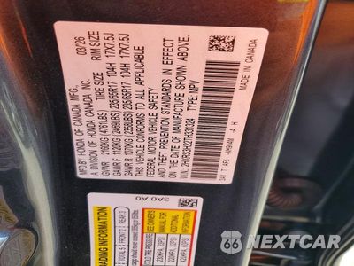 Zdjęcie 13 z 13 samochodu: 2026 HONDA CR-V LX VIN:2HKRS3H22TH331324 - miniatura