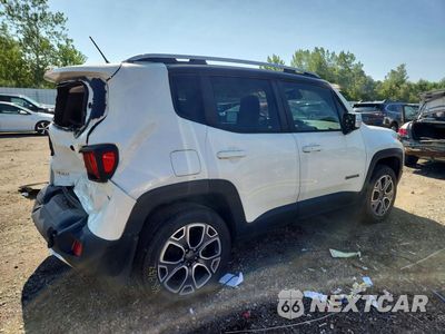 Trzecie zdjęcie samochodu z tyłu: 2017 JEEP RENEGADE LIMITED VIN:ZACCJBDB4HPG49453 - miniatura