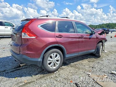 Trzecie zdjęcie samochodu z tyłu: 2013 HONDA CR-V EXL VIN:5J6RM4H76DL015878 - miniatura