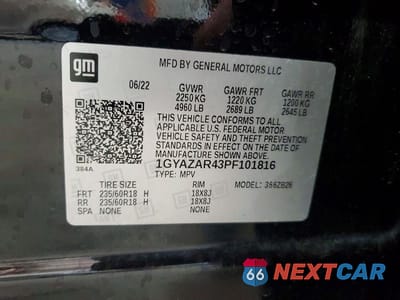 Zdjęcie 13 z 13 samochodu: 2023 CADILLAC XT4 LUXURY VIN:1GYAZAR43PF101816 - miniatura
