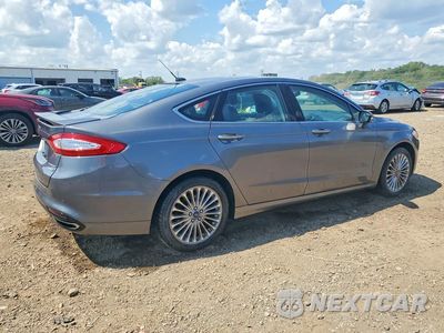 Trzecie zdjęcie samochodu z tyłu: 2014 FORD FUSION TITANIUM VIN:3FA6P0D92ER199421 - miniatura
