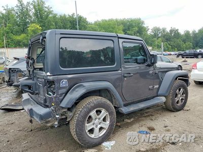 Trzecie zdjęcie samochodu z tyłu: 2018 JEEP WRANGLER SPORT VIN:1C4GJXAGXJW161437 - miniatura