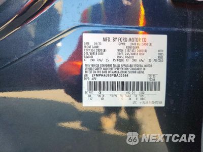Zdjęcie 13 z 13 samochodu: 2023 FORD EDGE SEL VIN:2FMPK4J93PBA33544 - miniatura