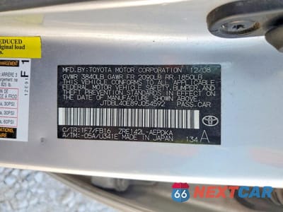 Zdjęcie 13 z 13 samochodu: 2009 TOYOTA COROLLA LE VIN:JTDBL40E89J054592 - miniatura