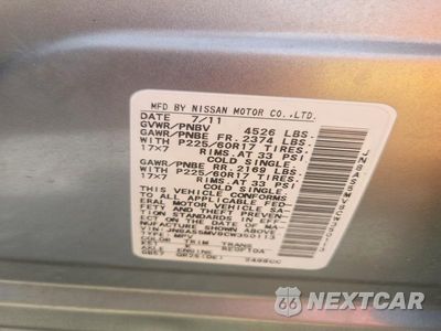 Zdjęcie 12 z 12 samochodu: 2012 NISSAN ROGUE S VIN:JN8AS5MV8CW350113 - miniatura