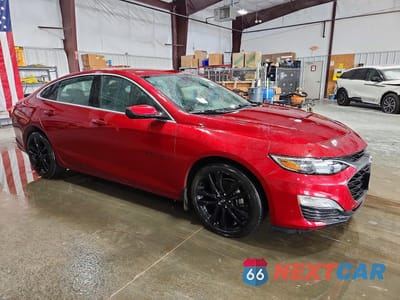 Czwarte zdjęcie samochodu z boku: 2021 CHEVROLET MALIBU LT VIN:1G1ZD5ST9MF032084 - miniatura