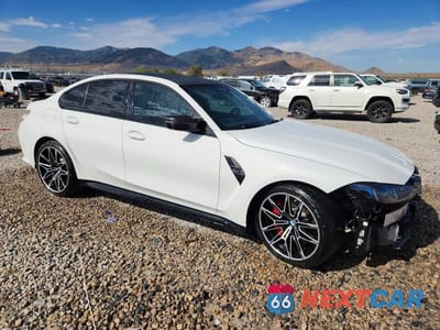 Czwarte zdjęcie samochodu z boku: 2025 BMW M3 COMPETITION VIN:WBS33HJ09SFT74245 - miniatura