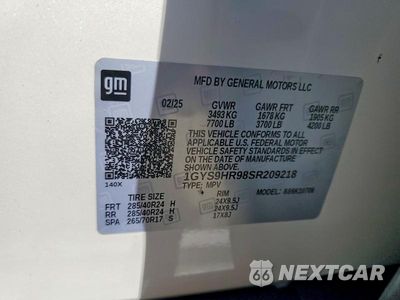 Zdjęcie 12 z 12 samochodu: 2025 CADILLAC ESCALADE V VIN:1GYS9HR98SR209218 - miniatura