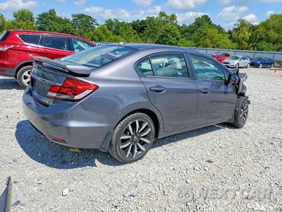 Trzecie zdjęcie samochodu z tyłu: 2014 HONDA CIVIC EXL VIN:2HGFB2F93EH554420 - miniatura